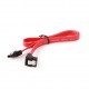 Gembird CC-SATAM-DATA90 0.5m SATA III SATA III Negro, Rojo cable de SATA